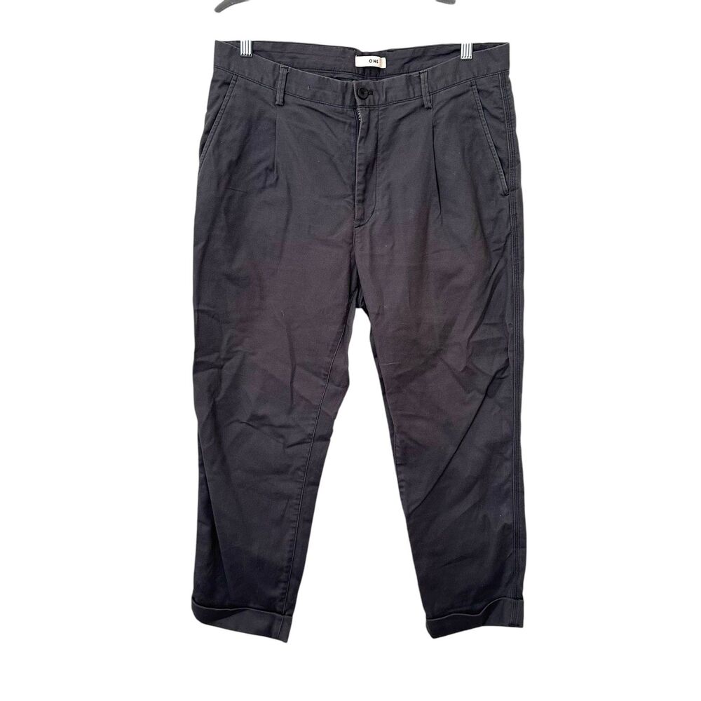 ONS CLOTHING Ankle Length Chino‎ Pant Blue/Gray Sz 34